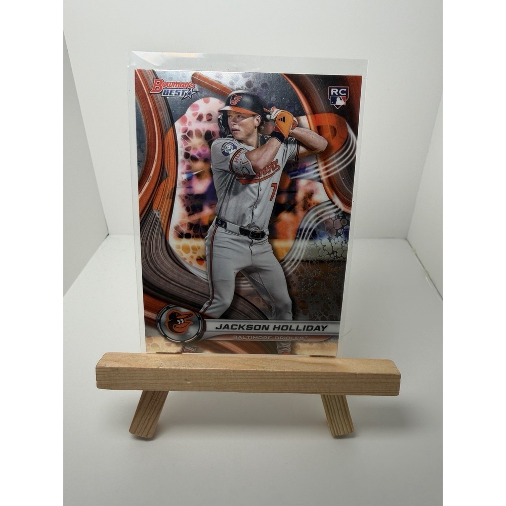 Jackson Holliday - 2024 Bowmans Best - Silver Wave Ref.‎ RC Baltimore Orioles